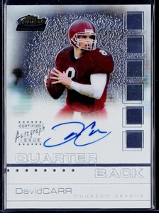 2002 Topps Finest #115 David Carr Auto /1200 G3 - Picture 1 of 2