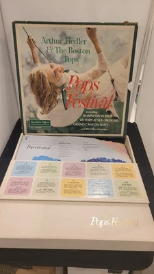 ARTHUR FIEDLER & THE BOSTON POPS  "Pops Festival"  1967  10 LP  Box Set VG Con - Image 1 of 4