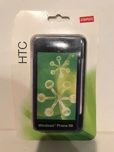 Funda protectora de teléfono grapas para HTC Windows 8X NUEVA - Imagen 1 de 2