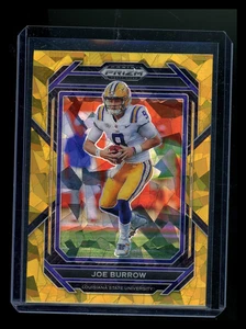 2023 Panini Prizm Draft Picks Joe Burrow #52 Mosaic Gold Football - Picture 1 of 2