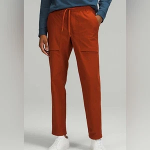 Lululemon Bowline Pant 30" *Utilitech in brick red color size medium - Picture 1 of 8