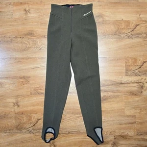Vintage Nordica Skihose Steigbügel grün Damen 42 Thermo Schneehose 90er - Bild 1 von 12