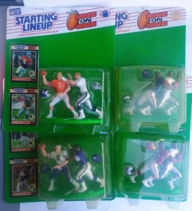1989 Kenner One On One Set 5 NFL Football Startaufstellung Elway LT Walker - Bild 1 von 6