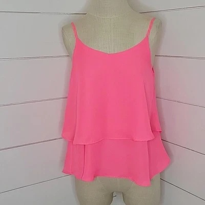 NWT Annabella from Francescas small pink layered loose tank - Image 1 of 4