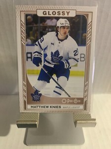 2023-24 Upper Deck Series 1 O-Pee-Chee Glossy MATTHEW KNIES R-24 LEAFS
