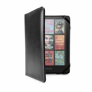 Custodia in pelle nera premium per Kindle Colorsoft 7" 12a gen. 2024 - Foto 1 di 4