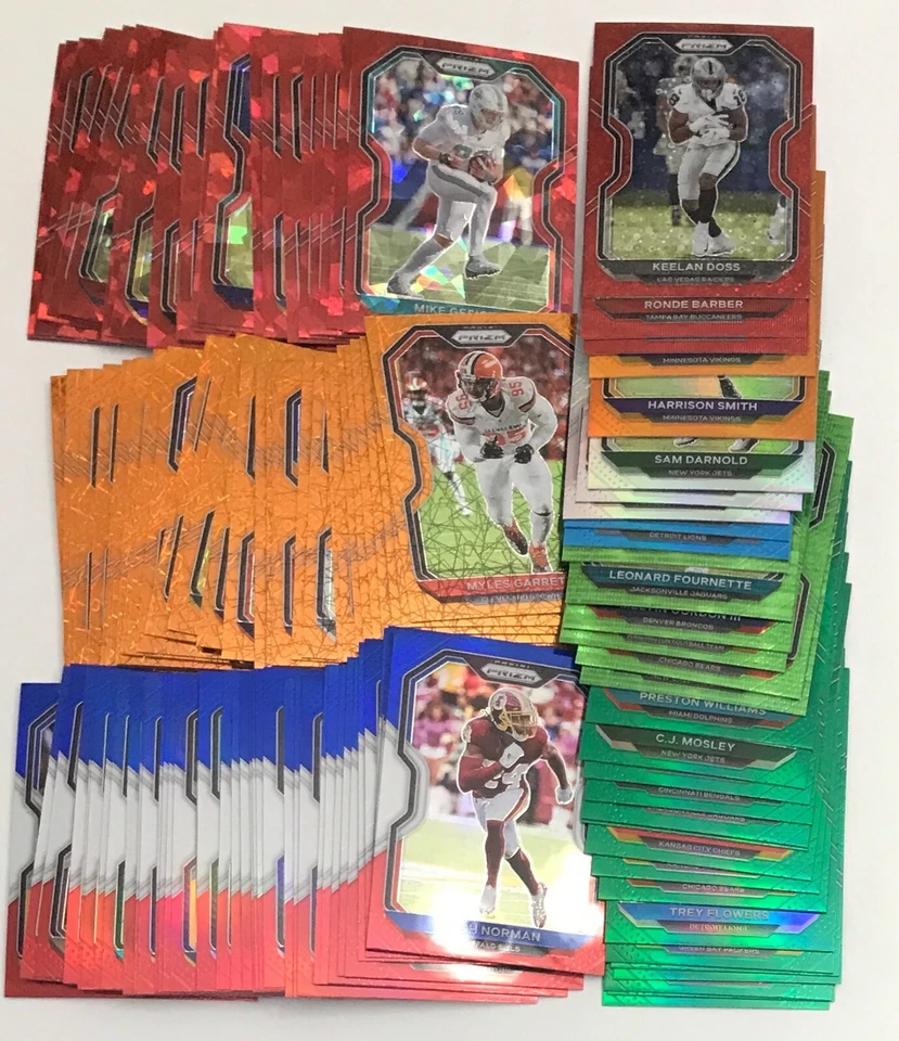 2020 Prizm Football Parallels SILVER GREEN PINK BLUE RED ICE #1-400 You Pick! - Image 1 of 1