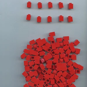 Lego x 150 rote Steine 1 x 1 NEU Bulk Lot 3005 - Bild 1 von 1