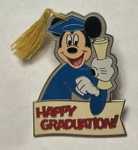 ALTE LE Disney Pin Happy Graduation Mickey Mouse Abschlussmütze Kleid 3D Quaste - Bild 1 von 1