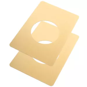 2 pcs Door Repair Board Deadbolt Covers Plate Stainless Steel Door Knob Plates - Picture 1 of 12