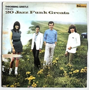 THROBBING GRISTLE 20 JAZZ FUNK GREATS VINYL LP UK 1979 1ST PRESS + POSTER - Picture 1 of 10
