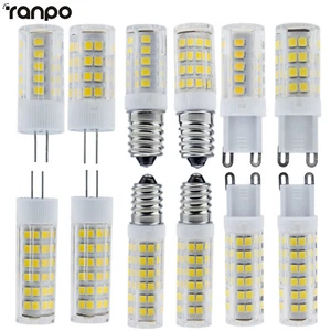 G4 G9 E14 5W 8W 12W Ceramics LED Corn Bulb Capsule Crystal Light White Lamp RK - Picture 1 of 15
