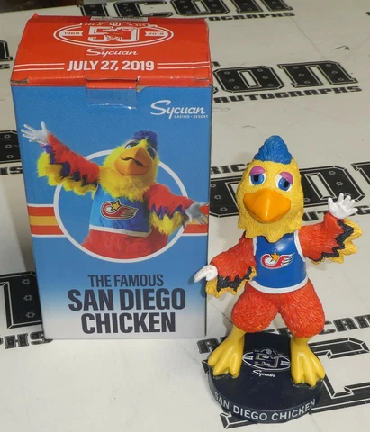 Famous San Diego Chicken Bobblehead Padres Baseball 2019 SGA Stadium Giveaway Cover