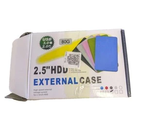 2.5" HDD External Case 80GB - Black - Picture 1 of 3