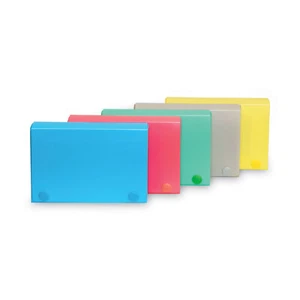 C-Line Index Card Case, Holds 100 3 x 5 Cards, Polypropylene, Assorted - Picture 1 of 4