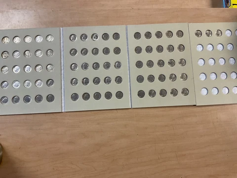 COMPLETE Set Silver/Clad  Roos. Dimes 1946 - 2023 in Coin Folder; One-A-Year Set Cover