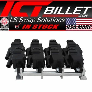 LS Truck Square - Remote Mount Coil Relocation Brackets - D581 LSX Swap - Bild 1 von 5