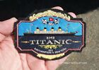 Titanic Blazer Abzeichen professionell handgefertigt Gold und Silber Goldbarrenfaden