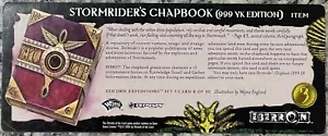 Dungeons And Dragons Campaign Card STORMRIDER'S CHAPBOOK (999 YK EDITION) 3.5D&D - Picture 1 of 1