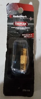 Radioshack Coupler BNC Female to BNC Female 278 119 - Image 1 of 2