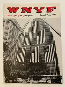 WNYF FDNY magazine NYC Fire Department 1981 2nd Issue - Statler Hotel, Flags - Picture 1 of 5