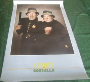 Bud ABBOTT &Lou COSTELLO MEET THE KEYSTONE COPS movie poster 1990 great 36x24" - Picture 1 of 3