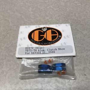 Golden Horizons CLUTCH SHOES HPI 7075-T6 Aluminum For Savage 21 Or 25ss NIP - Picture 1 of 2