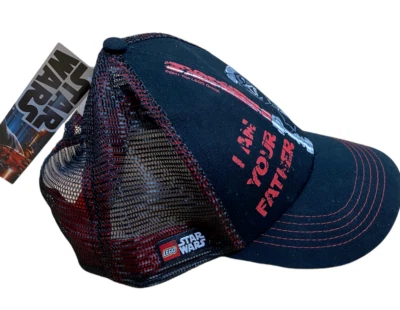 Lego Star Wars Darth Vader Trucker Mesh Hat Cap I Am Your Father Boys Youth 4-16 - Image 1 of 4