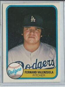 1981 Fleer #140 Fernando Valenzuela Dodgers Rookie