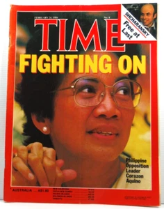 Time Magazine February 24 1986 No 8 Australia Philippine Corazon Shcharansky - Bild 1 von 4