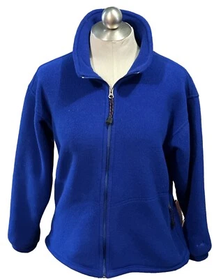 Chaqueta deportiva Eastern Mountain para mujer azul polar cremallera completa EE. UU. talla grande usada en excelente estado Foto 1 de 4