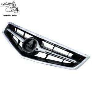 ABS Plastic Chrome Front Bumper Grille Replacement For 2006 2007 2008 Acura TSX - Picture 1 of 16