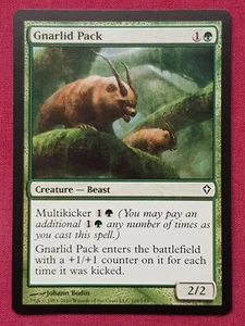 Magic The Gathering WORLDWAKE GNARLID PACK green card MTG - Bild 1 von 2