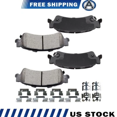 4PCS Rear Ceramic Brake Pads for Chevrolet Chevy Silverado 1500 1999 2000 - 2006 - Image 1 of 4