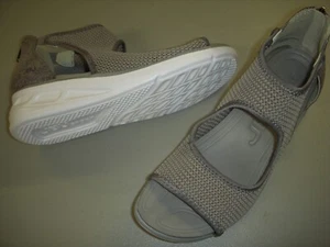 Sandalias para mujer JBU Jambu Margot elásticas abiertas con cremallera trasera EE. UU. 9,5 M gris serpiente - Imagen 1 de 4