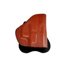 Tagua paddle OWB LEATHER Holster for GLOCK 19 23 32 19X 45 9mm brown right hand