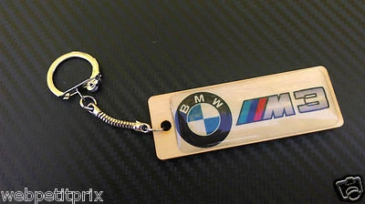 MAGNIFIQUE PORTE CLÉS UNIQUE BOIS BMW M3  Neuf - Photo 1/4