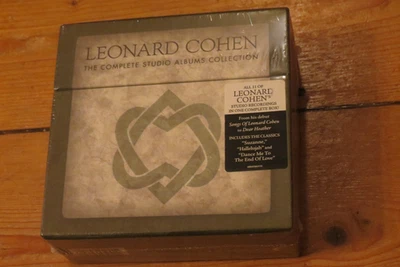 NEW/SEALED - 11 CD Leonard Cohen box set - The Complete Studio Albums Collection - Image 1 of 3
