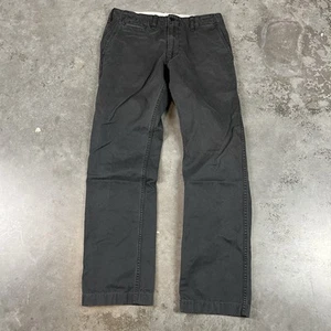 Uniqlo Chino Pants Mens 30x30 Black Workwear Slim Fit Preowned - Picture 1 of 19