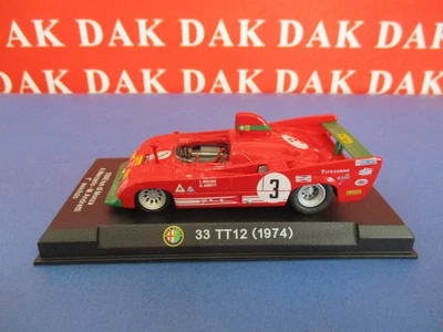 Die cast 1/43 Modellino Auto Alfa Romeo 33 TT 12 1000 Km Monza 1974 A. Merzario - Immagine 1 di 4