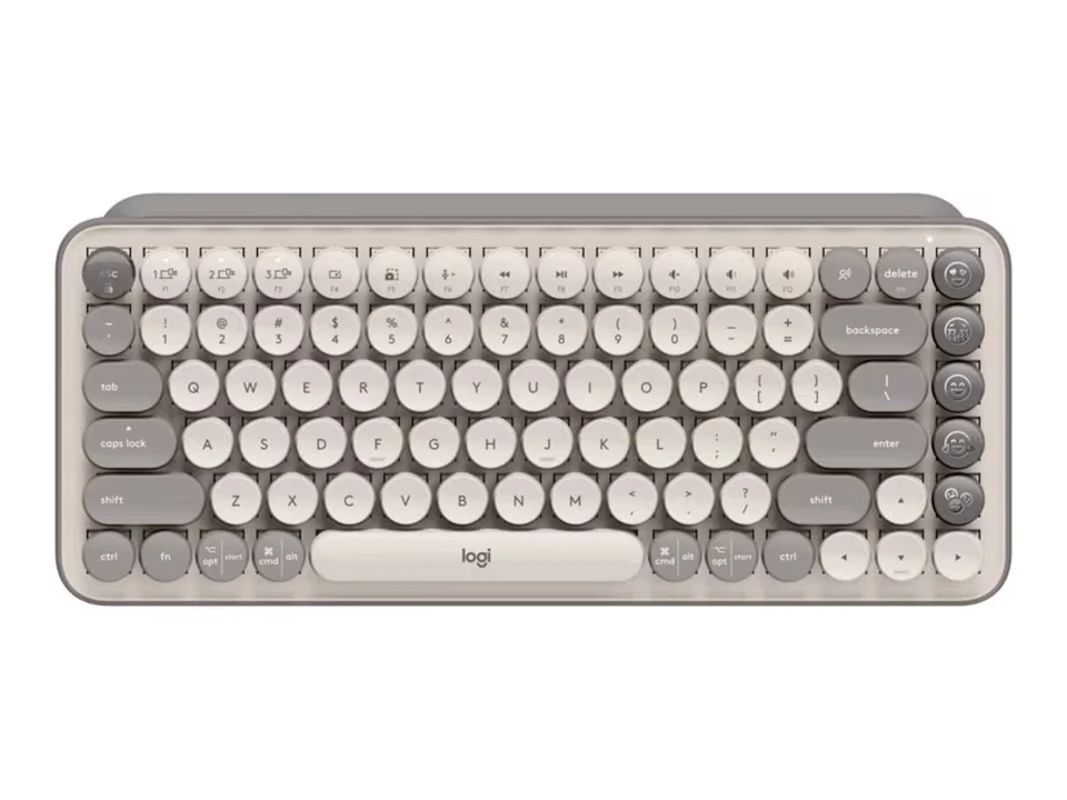 Logitech Pop Keys Wireless Mechanical Keyboard Grey - Image 1 of 1