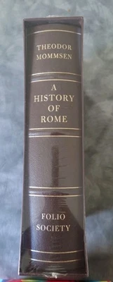 A History of Rome  Theodor Mommsen  Folio Society Leather 2006 1st ed - Image 1 of 4