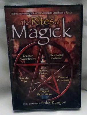 THE RITES OF MAGICK DVD Written And Narrated By POKE RUNYON, 2018, Region Code 1 - Image 1 of 3