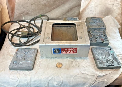 MATTEL THING-MAKER VINTAGE con 22 moldes y 2 asas SS. FUNCIONA Foto 1 de 4