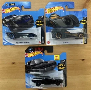 HOTWHEELS BATMAN Set Of 3-Short Cards-BRAND NEW✨ - Picture 1 of 7