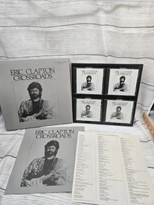 1988 Eric Clapton Crossroads 4 Compact Disc Edition CD Box Set with Booklet - Picture 1 of 10