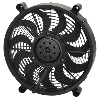 Derale 14" High Output Single RAD Pusher/Puller Fan with Standard Mount Kit - Image 1 of 4