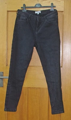 Dorothy Perkins black stretch denim jeans 14 L 32 waist 28 inside leg - Image 1 of 4