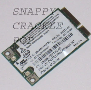 Tarjeta inalámbrica HP Pavilion Compaq Presario dv2000 v3000 v3600 v3700 WIFI Intel - Imagen 1 de 1