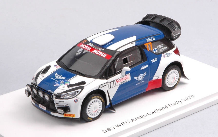 Spark Model CITROEN DS3 WRC N.77 V.BOTTAS-T.RAUTIAINEN 1:43 - Immagine 1 di 1